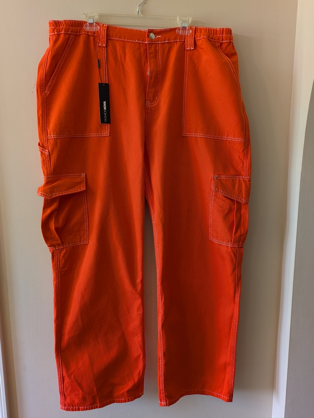 Fashion Nova Give Me A Break Cargo Carpenter Jeans Womens